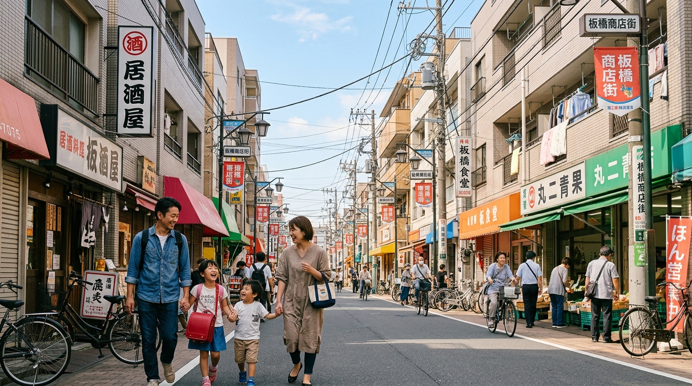 板橋区の暮らしイメージ
